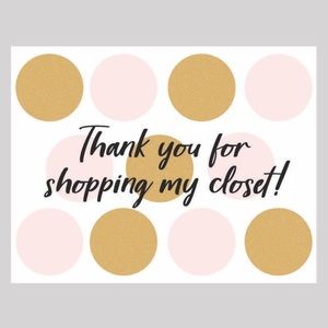 Thank you for shopping my closet!